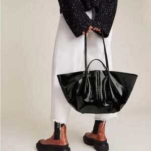 AllSaints Odette East/West Leather Tote